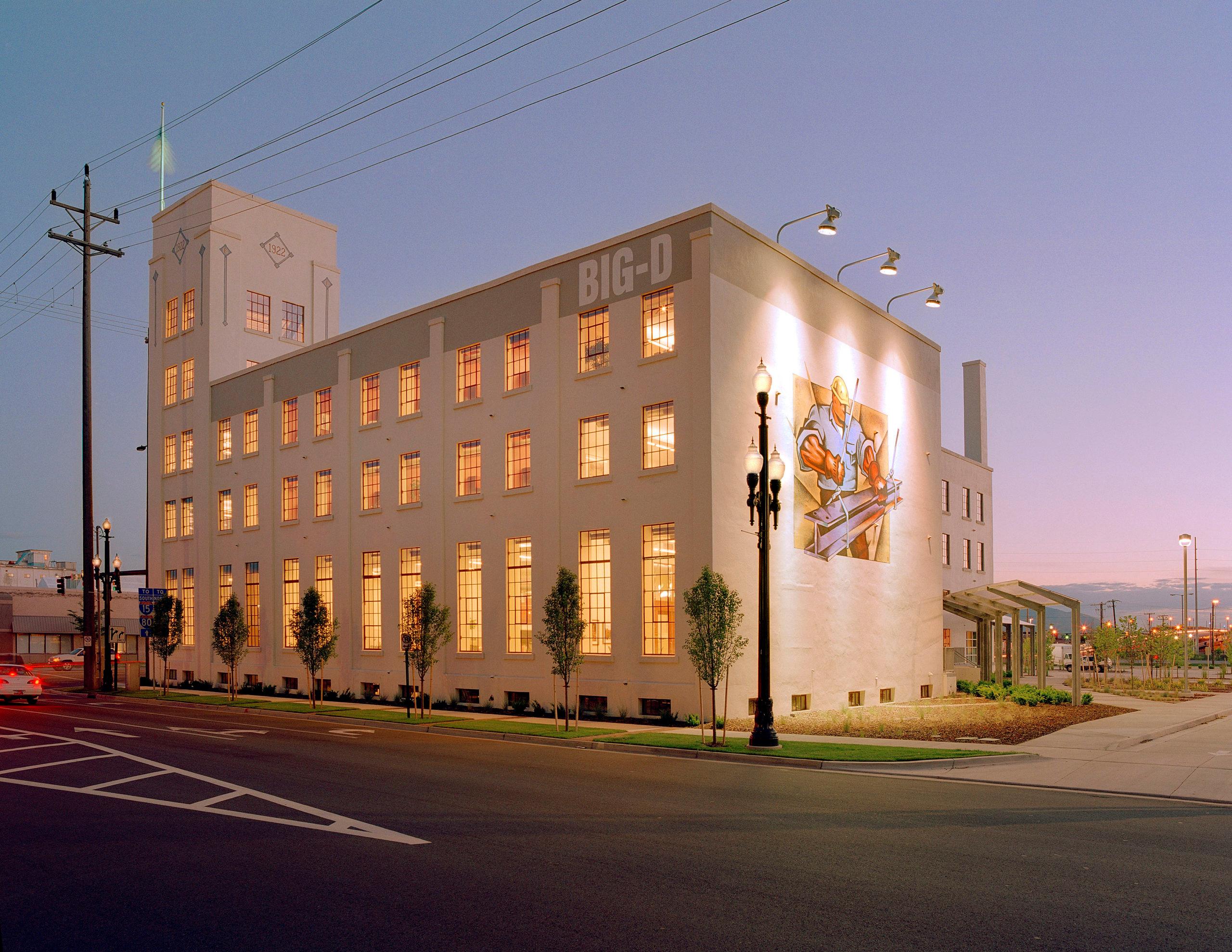 The Fuller Paint Building, home of Big-D's office in Salt Lake City.